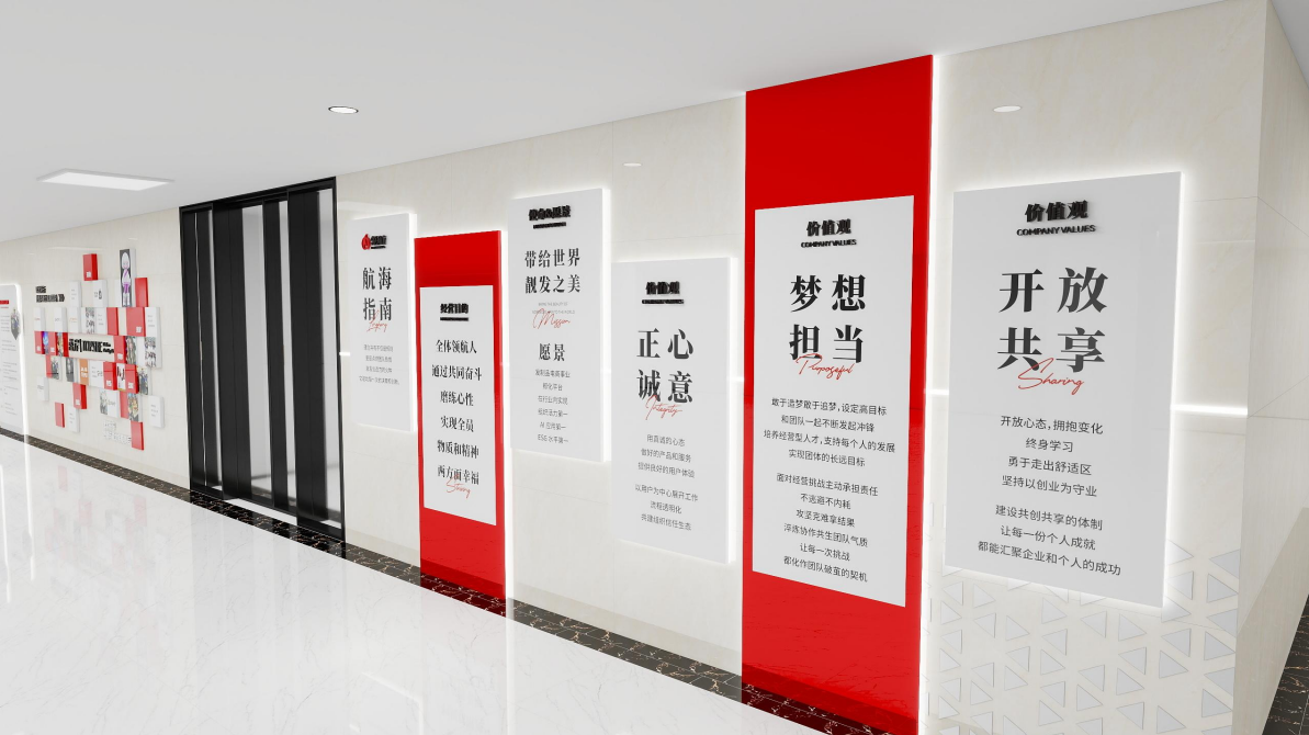 企业文化墙设计多少钱